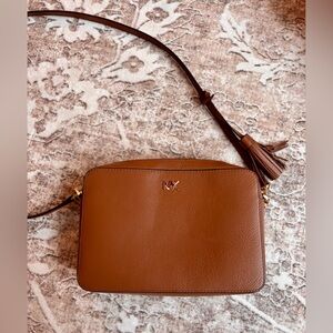 Michael Kors Tan Crossbody Bag with Tassel